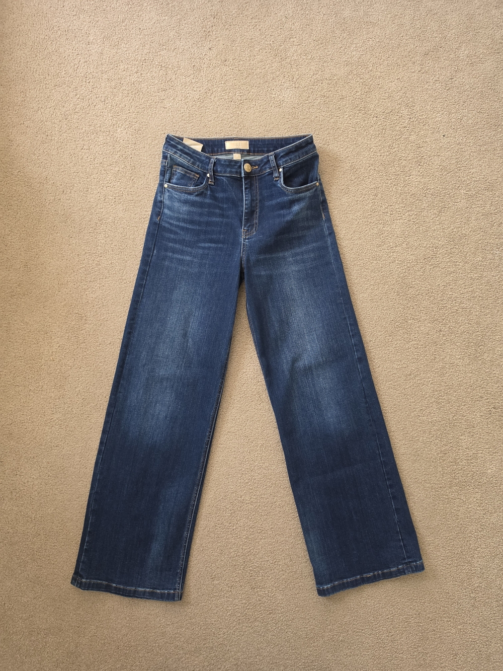 Kut from the Kloth Dark Blue Wide Leg Jeans